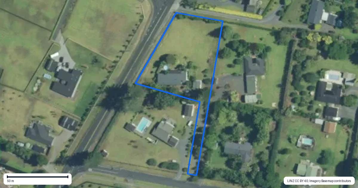 Property context map for 4 Kendall Road, Kerikeri