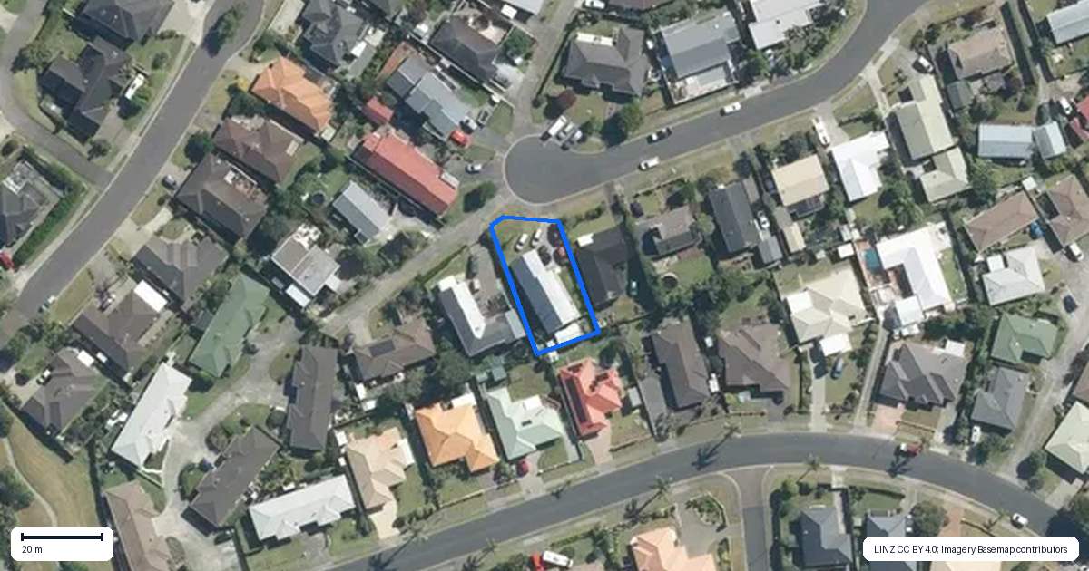 Property context map for 122 Florence Avenue, Orewa
