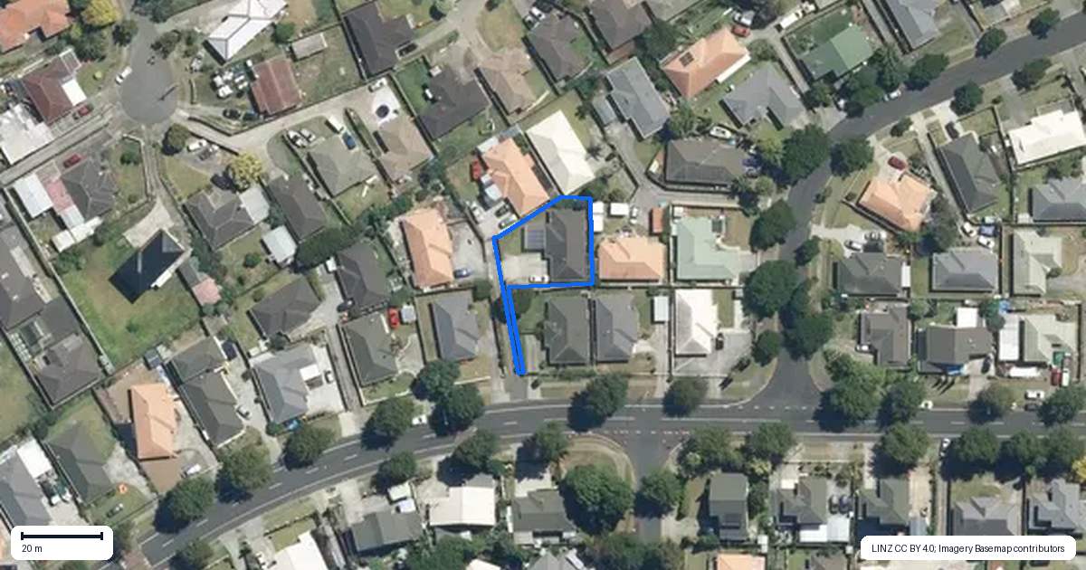 Property context map for 46 Gadsby Road, Favona, Auckland