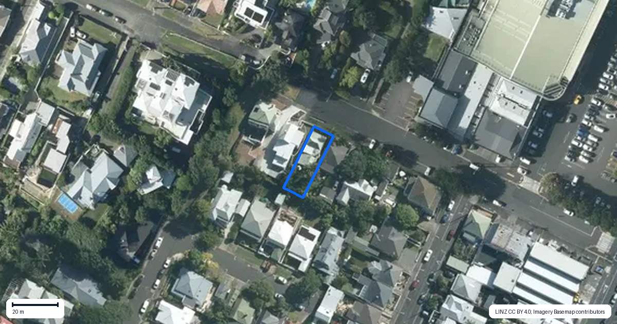 Property context map for 29 Clarence Street, Devonport, Auckland