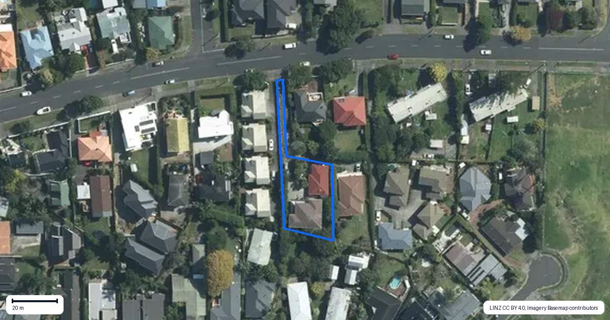 Property context map for 47B Riddell Road, Glendowie, Auckland