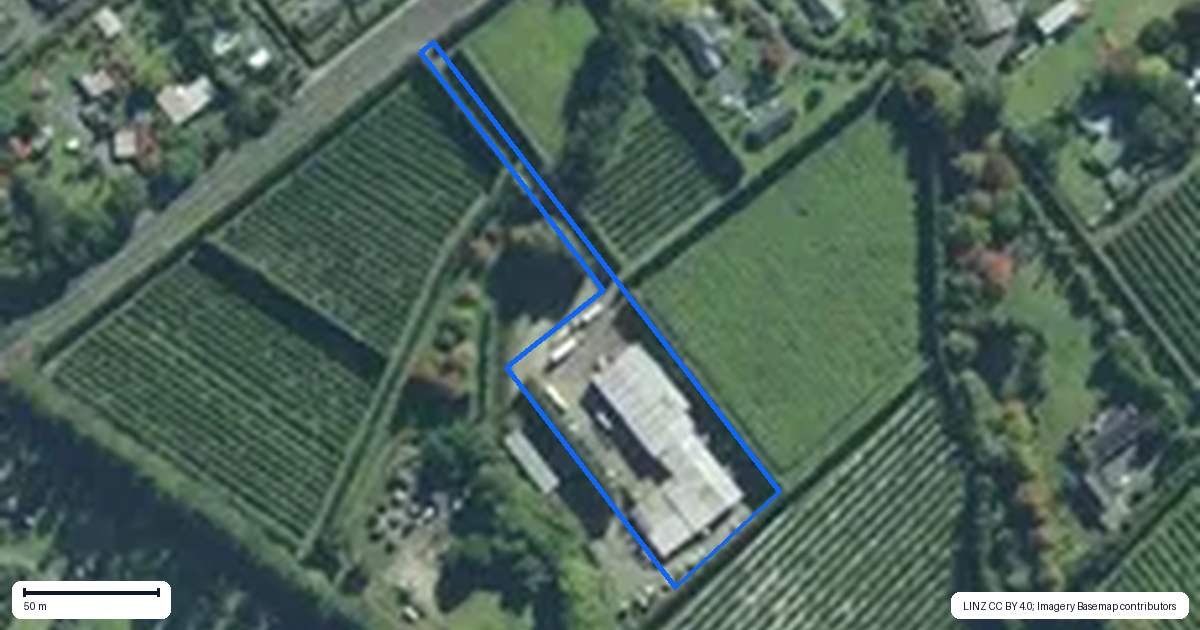 Property context map for 20 Kerikeri Inlet Road, Kerikeri