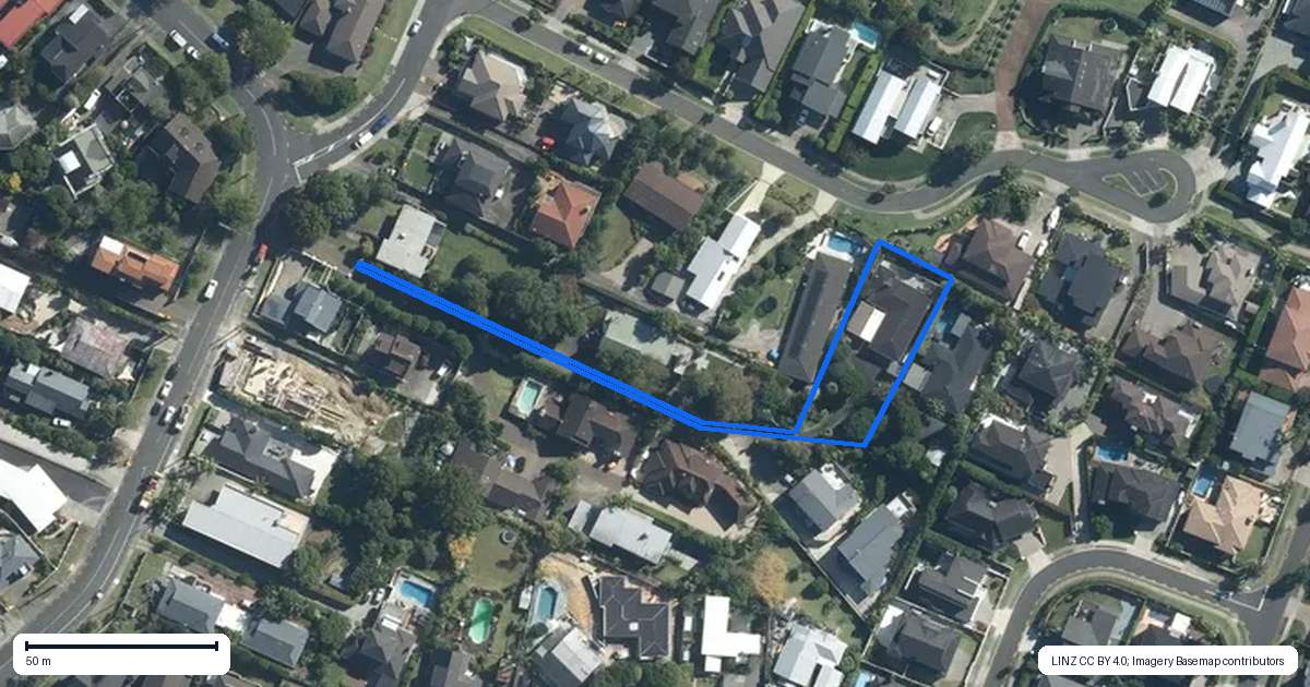 Property context map for 11 Seymour Road, Mellons Bay, Auckland