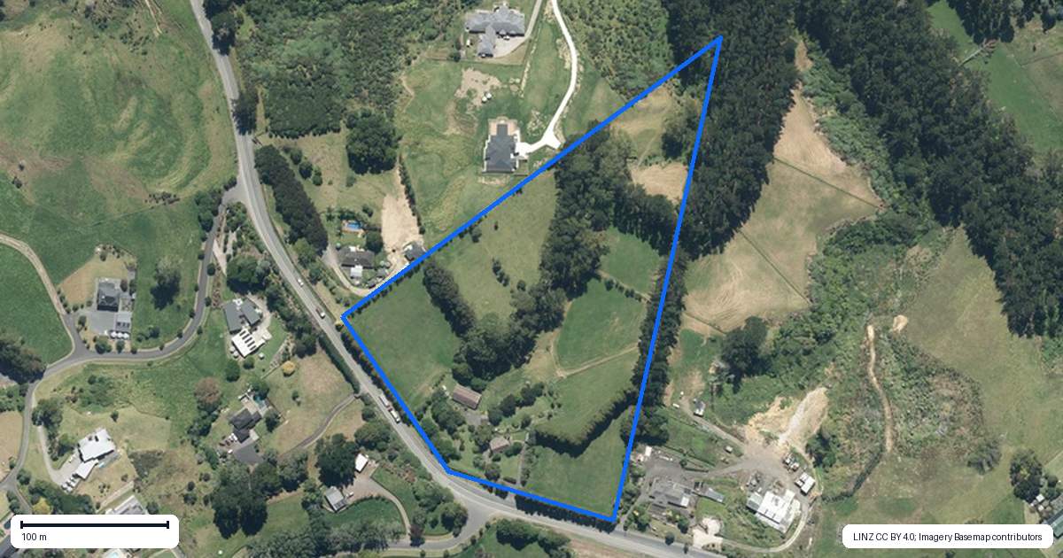 Property context map for 376 Whitford Park Road, Whitford