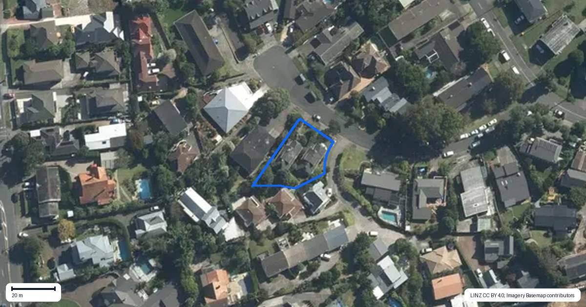 Property context map for 22B Nordon Place, Remuera, Auckland
