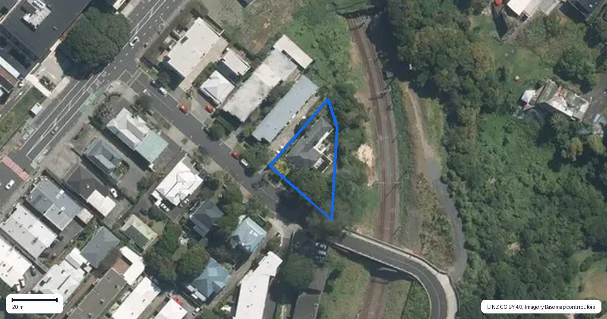 Property context map for 6 Cowie Street, Parnell, Auckland
