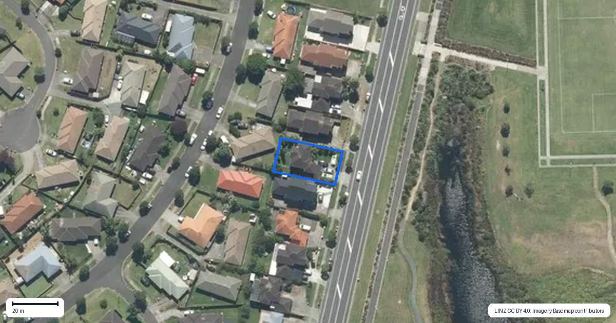 Property context map for 110 Chapel Road, Flat Bush, Auckland