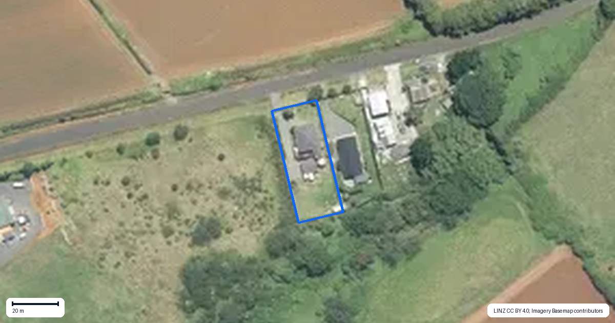 Property context map for 51 Burrow Road, Pukekohe