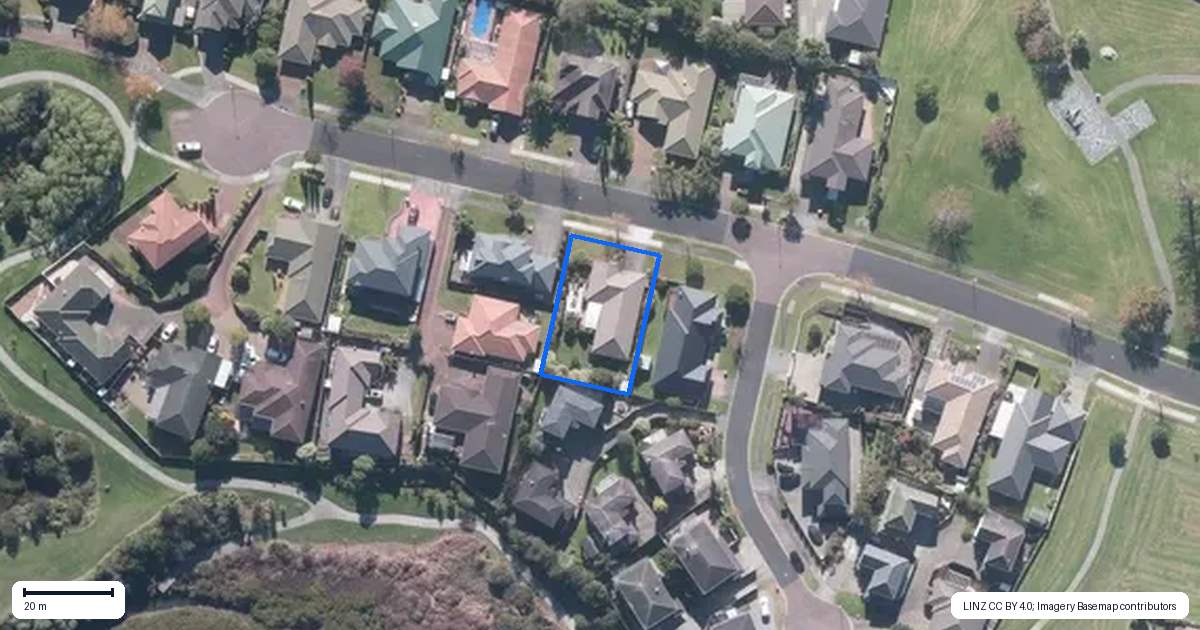 Property context map for 32 Corta Bella Place, Golflands, Auckland