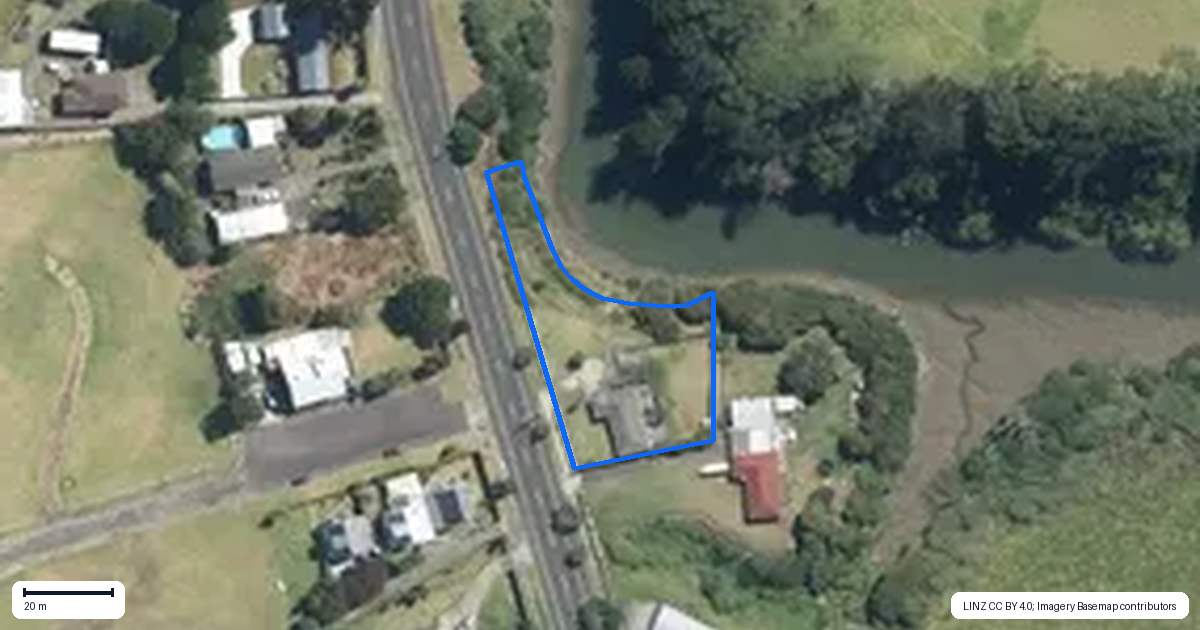 Property context map for 500 Oruarangi Road, Mangere, Auckland