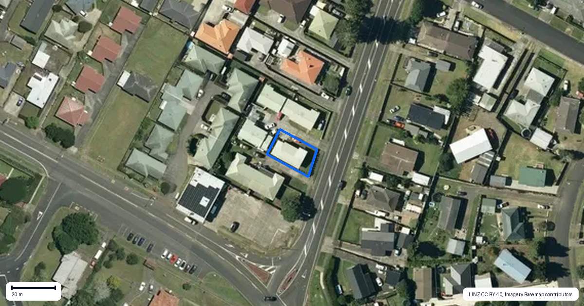 Property context map for 146C George Street, Tuakau