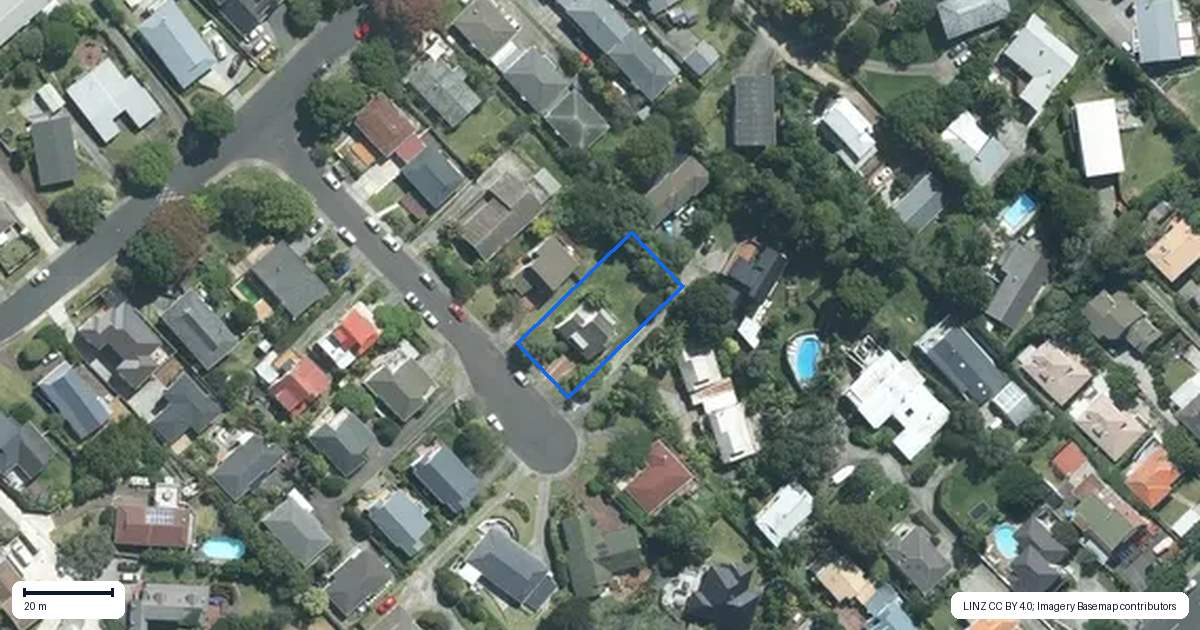Property context map for 8 Lynngate Place, Hillcrest, Auckland