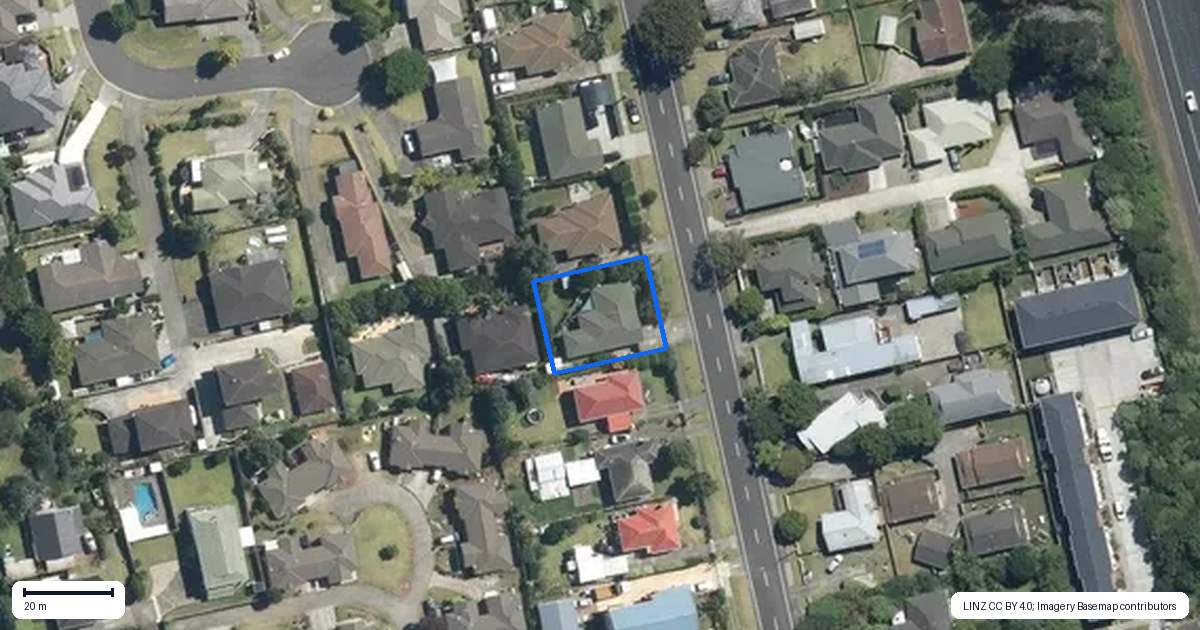 Property context map for 51 Crawford Avenue, Mangere Bridge, Auckland