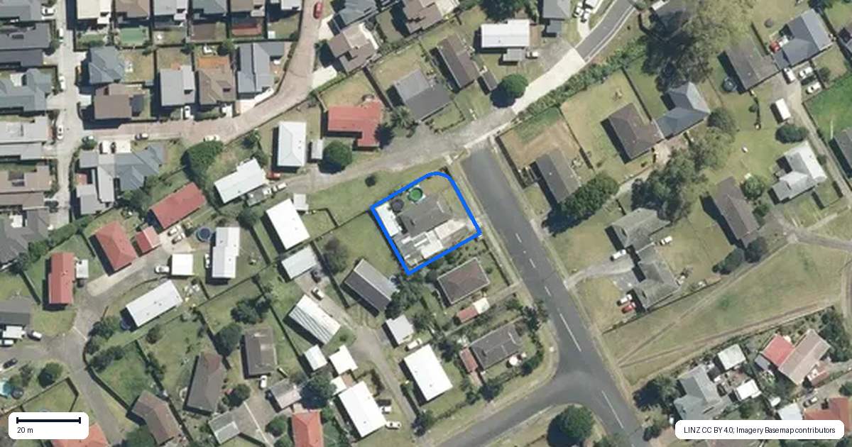 Property context map for 52 Garus Avenue, Mangere East, Auckland