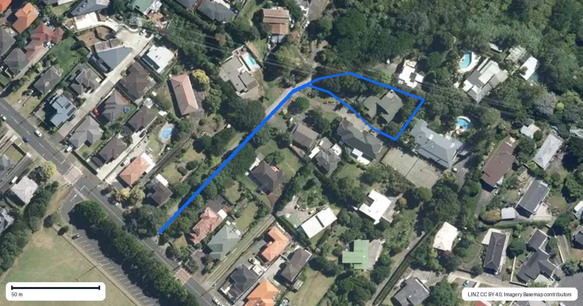 Property context map for 28B Carlton Street, Hillsborough, Auckland