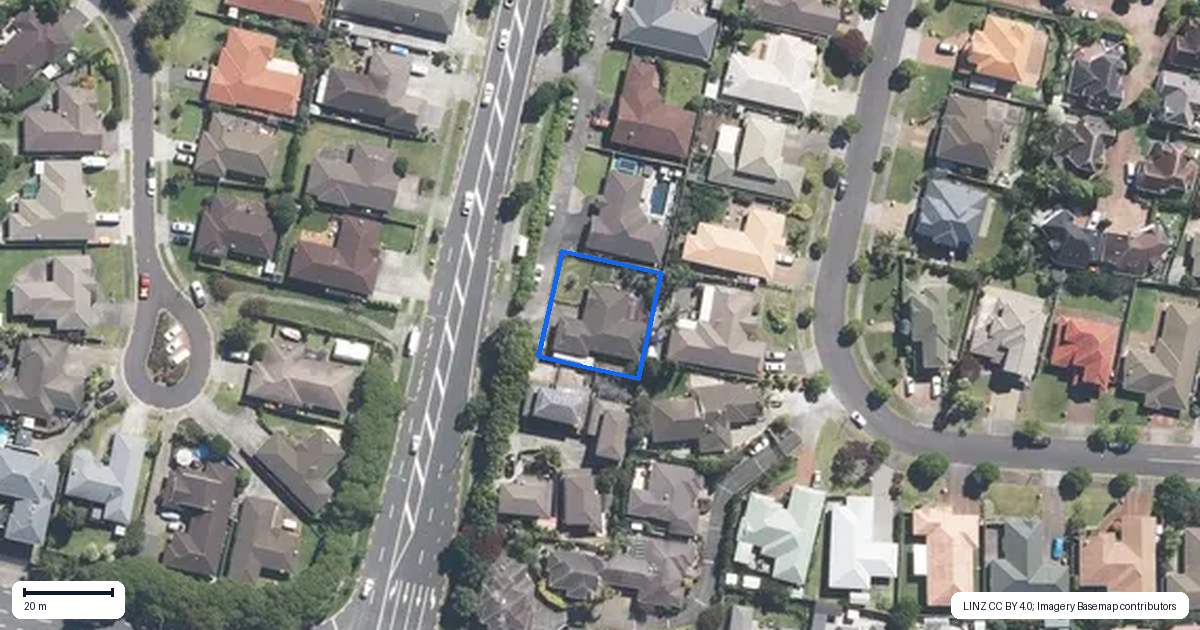 Property context map for 495 Chapel Road, East Tamaki, Auckland