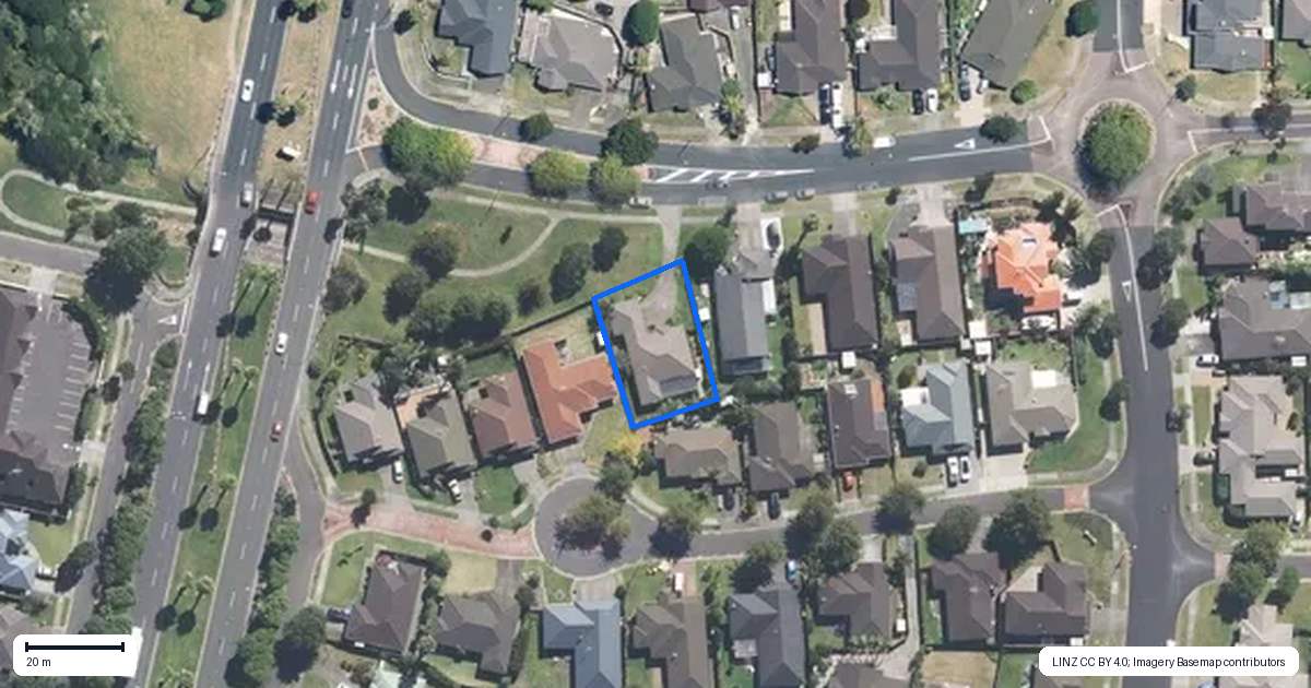 Property context map for 10 Brinlack Drive, East Tamaki, Auckland