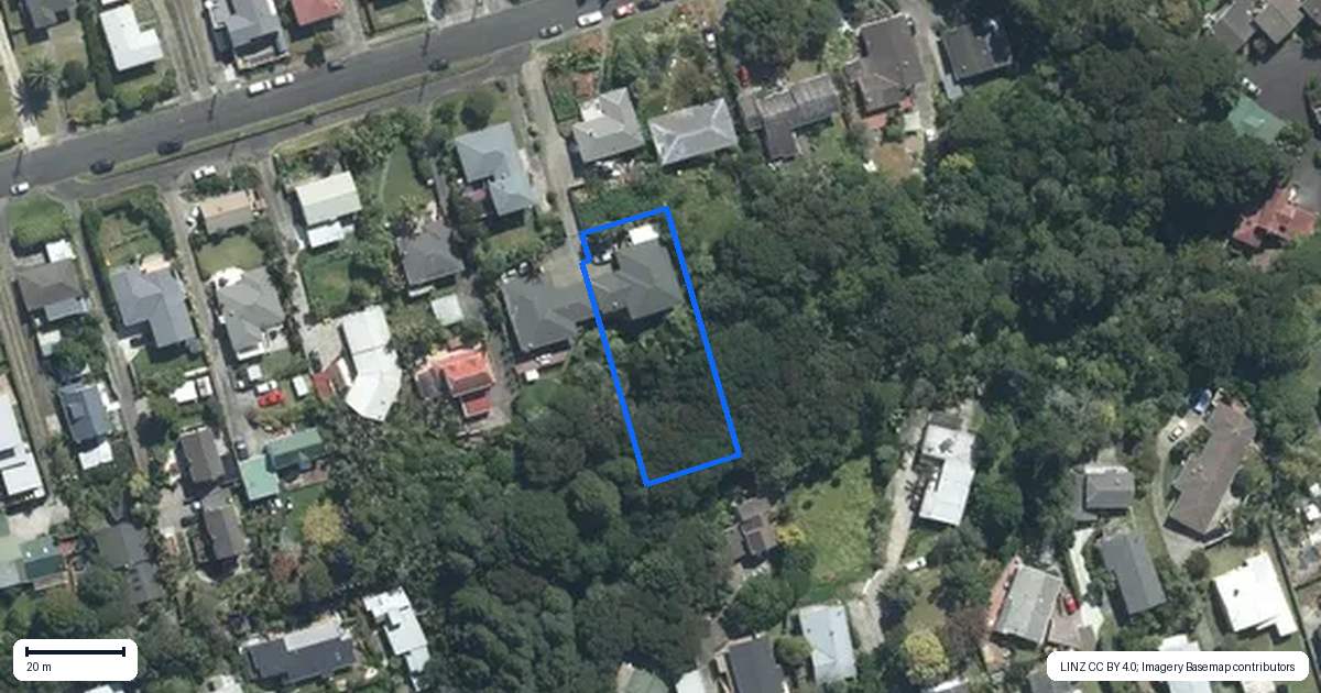 Property context map for 26A Park Road, Glenfield, Auckland