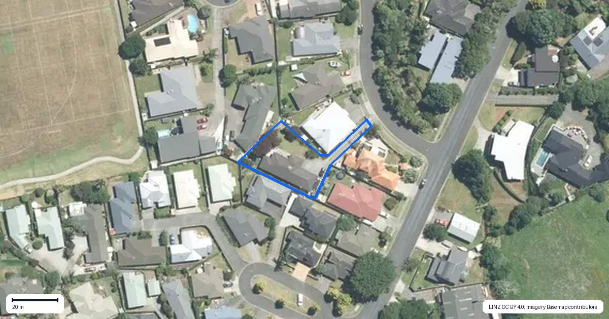 Property context map for 4 Avonbrook Lane, Pukekohe