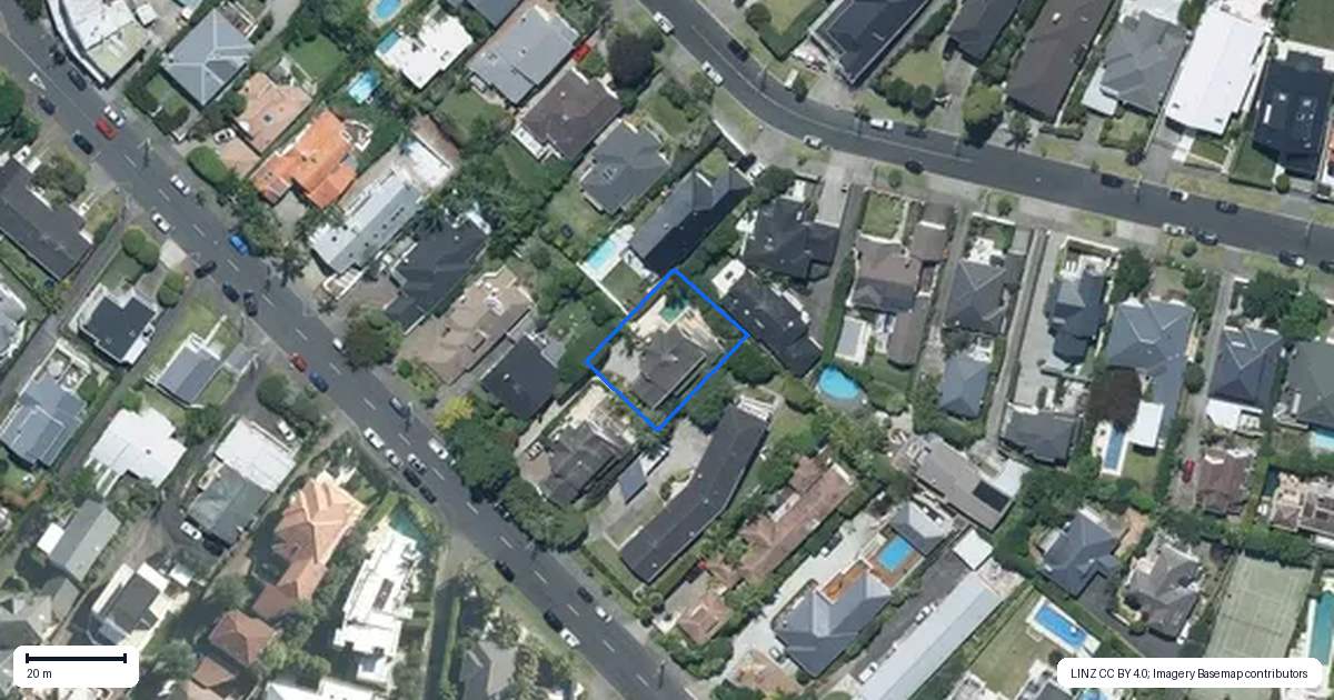 Property context map for 94 Benson Road, Remuera, Auckland
