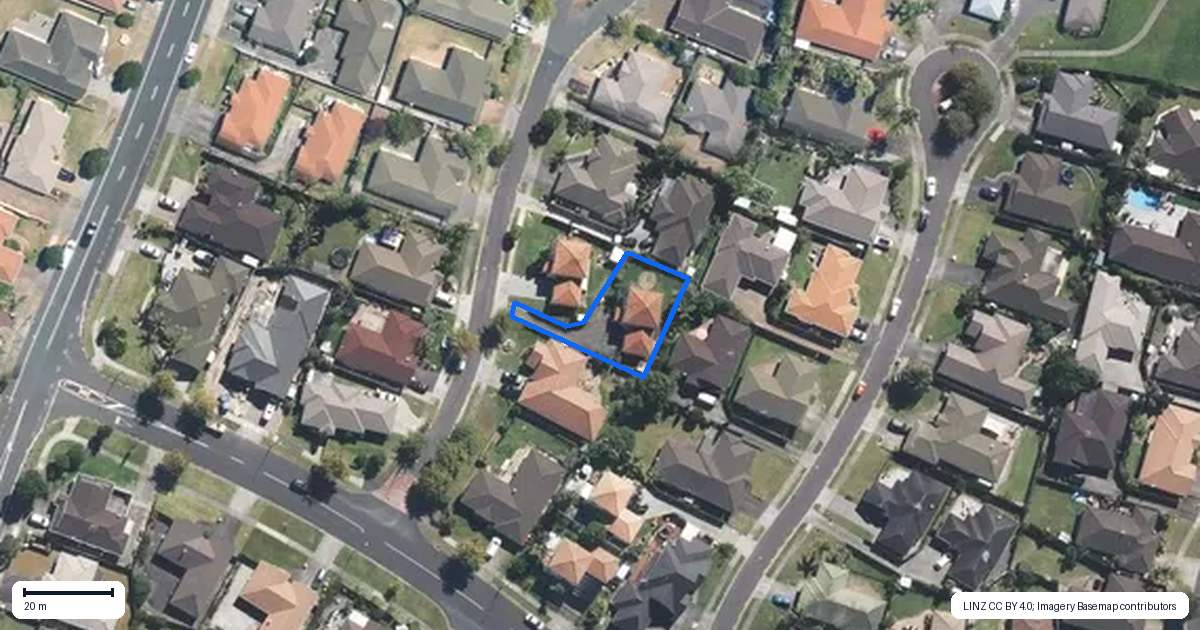 Property context map for 5 Nad Place, East Tamaki Heights, Auckland
