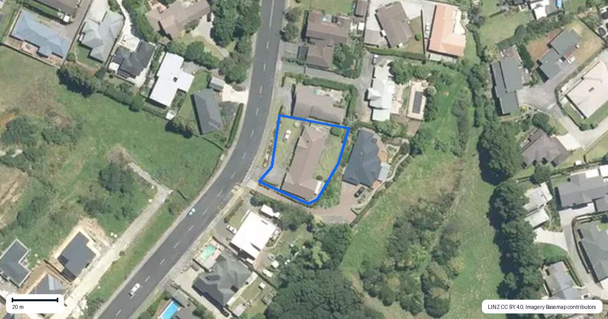 Property context map for 77 Cape Hill Road, Pukekohe