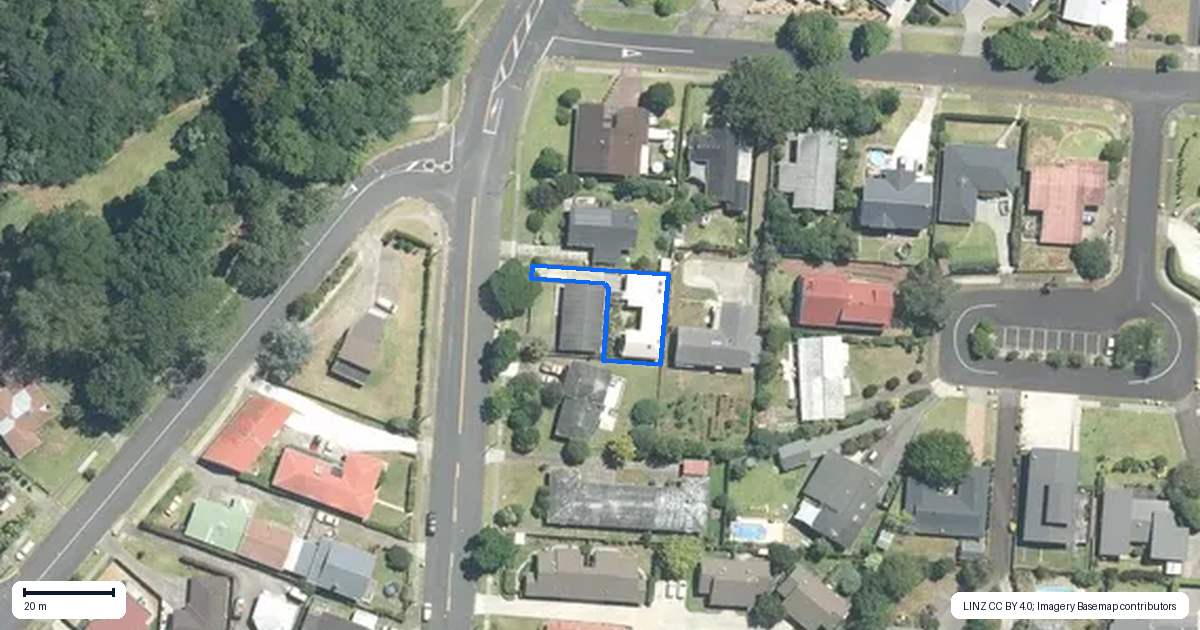 Property context map for 143A Seddon Street, Pukekohe