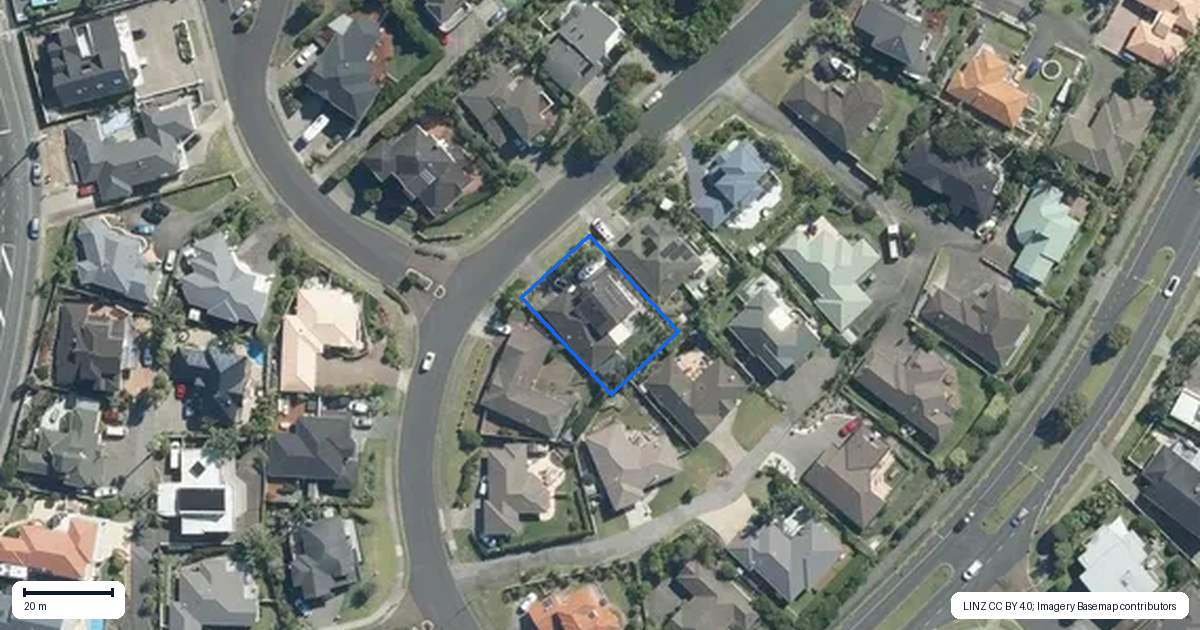 Property context map for 99 Grovenor Drive, Orewa