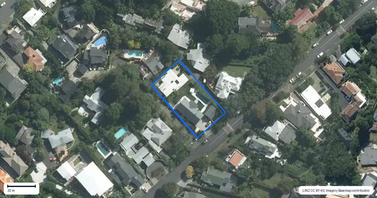Property context map for 70A Seaview Road, Remuera, Auckland