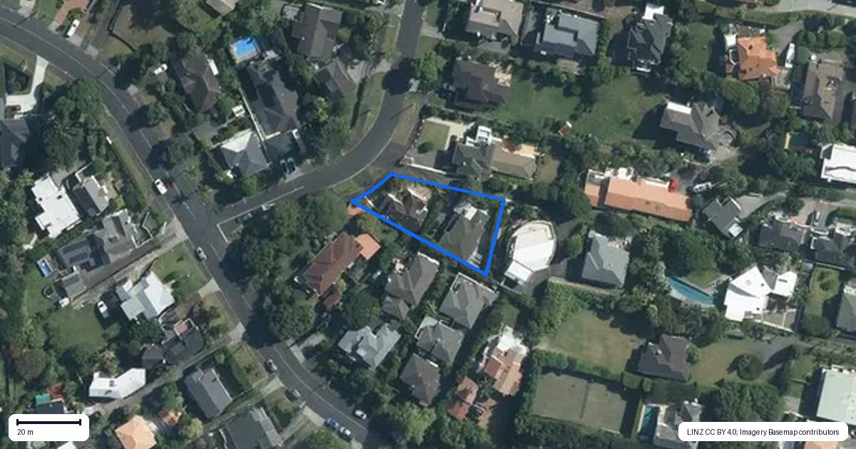 Property context map for 22A Cullwick Road, Mission Bay, Auckland