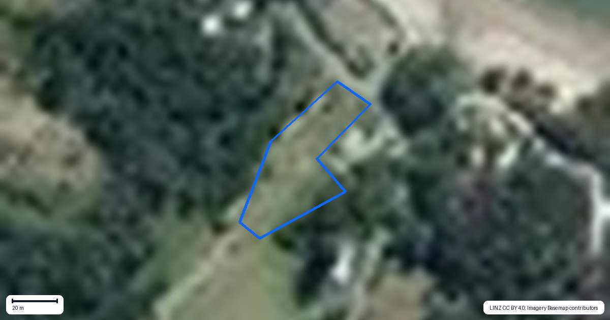 Property context map for 184 Kawakawa Bay Coast Road, Kawakawa Bay