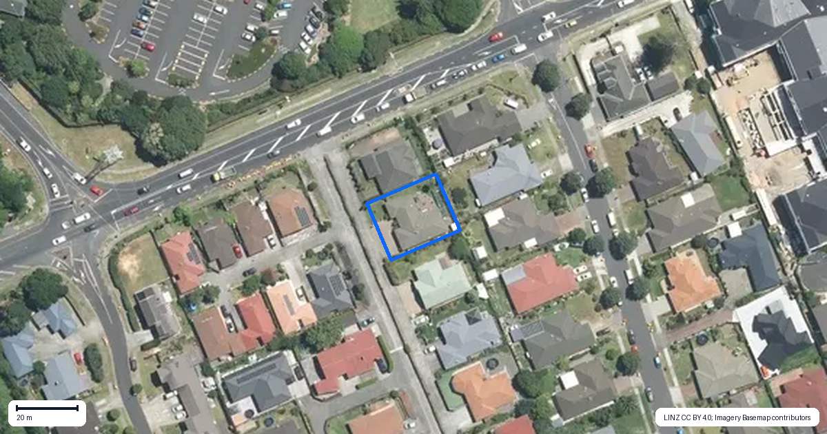 Property context map for 103B Hill Road, Manurewa, Auckland