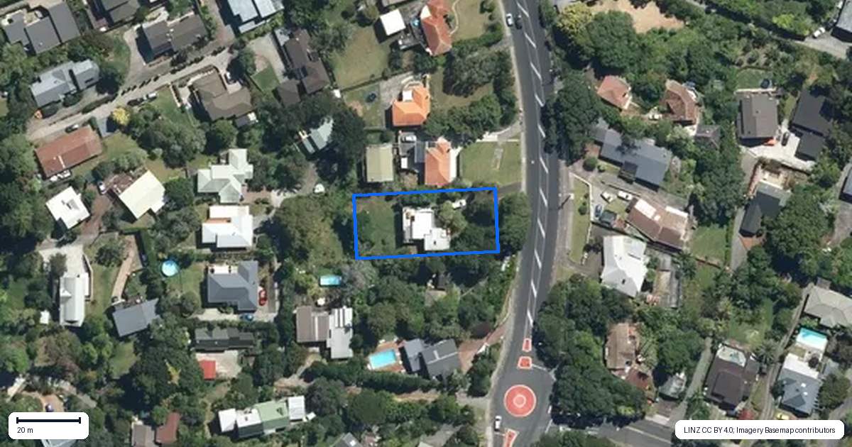 Property context map for 261 Titirangi Road, Titirangi, Auckland