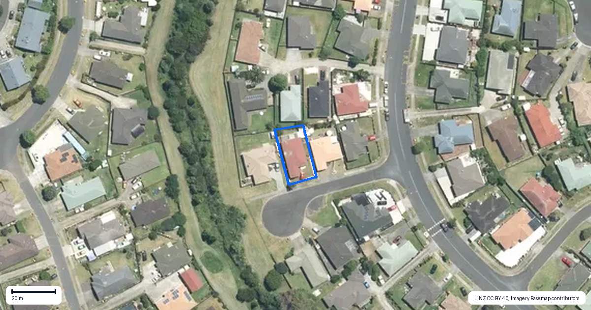 Property context map for 3A Belleek Close, Weymouth, Auckland