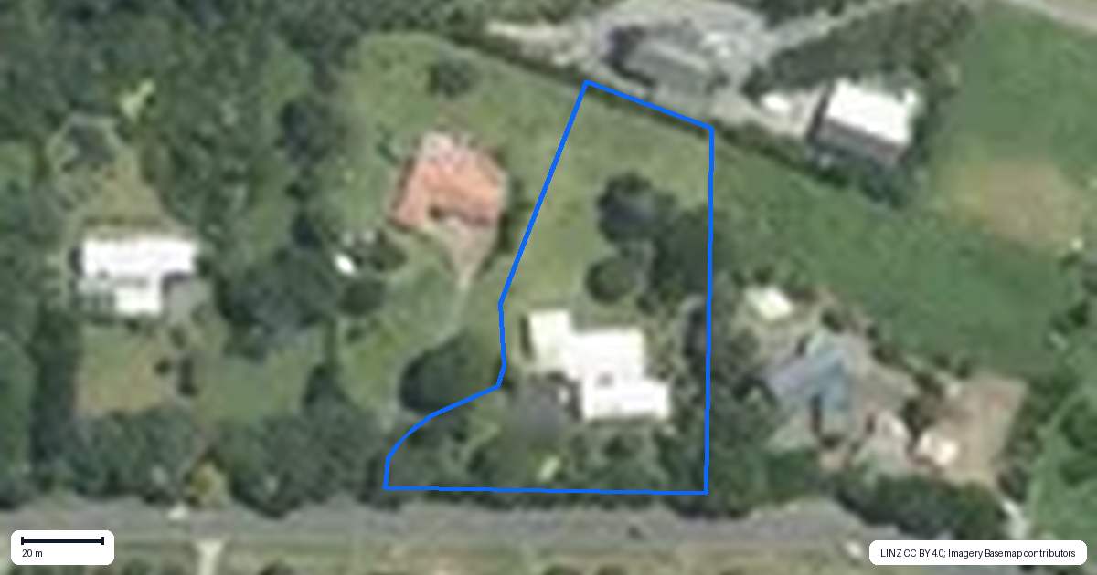 Property context map for 190 Redoubt Road, Flat Bush, Auckland