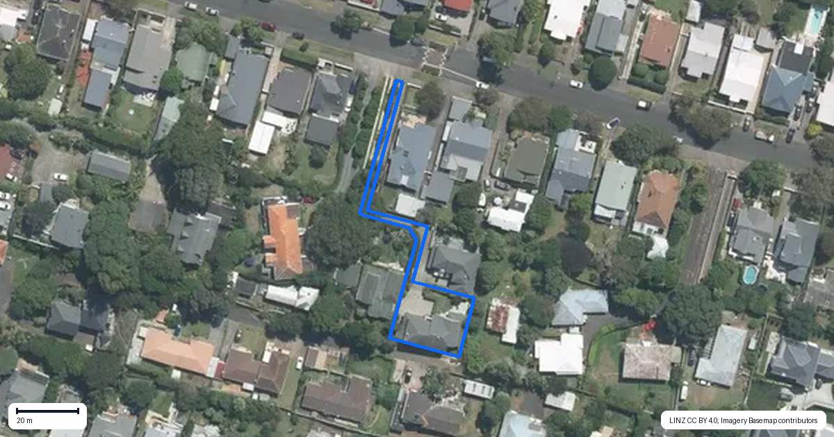 Property context map for 116B Marsden Avenue, Mount Eden, Auckland