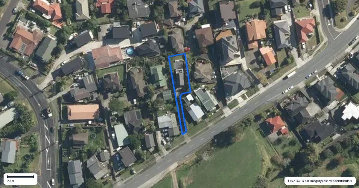 Property context map for 233A Metcalfe Road, Ranui, Auckland