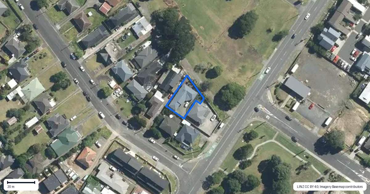 Property context map for 127A May Road, Mount Roskill, Auckland