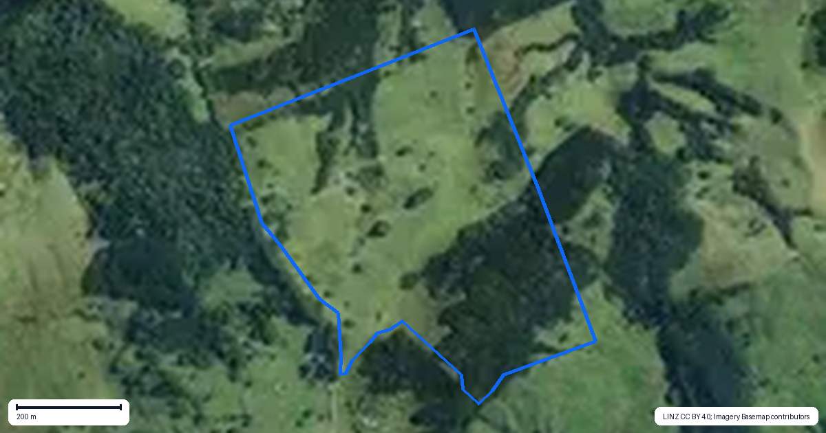 Property context map for 770 Fisher-Riley Road, Kaingaroa, Kaitaia