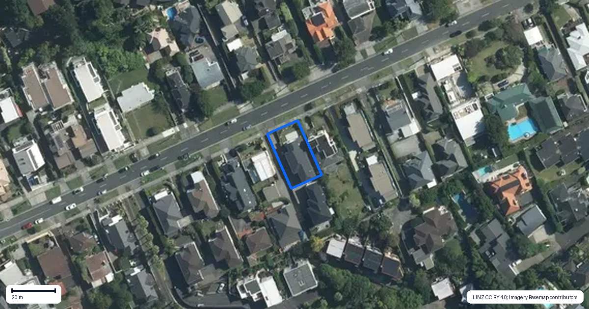 Property context map for 22A Tarawera Terrace, Saint Heliers, Auckland