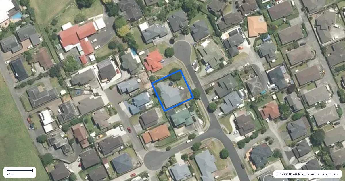 Property context map for 28 Chieftain Rise, Goodwood Heights, Auckland