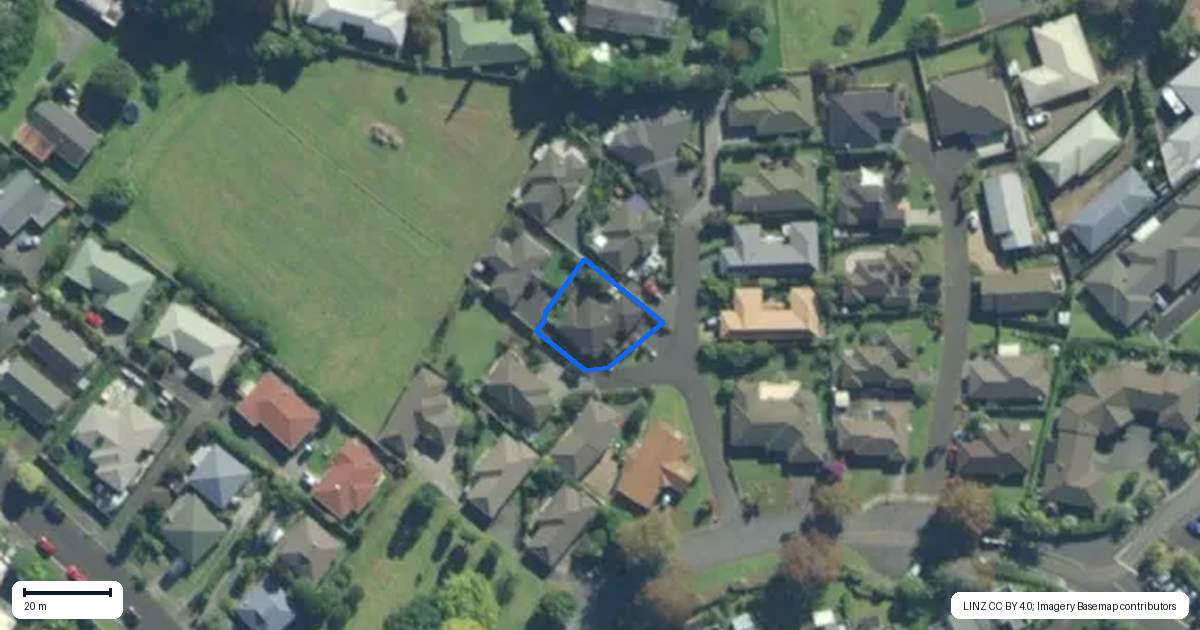 Property context map for 7A Oakridge Drive, Kerikeri