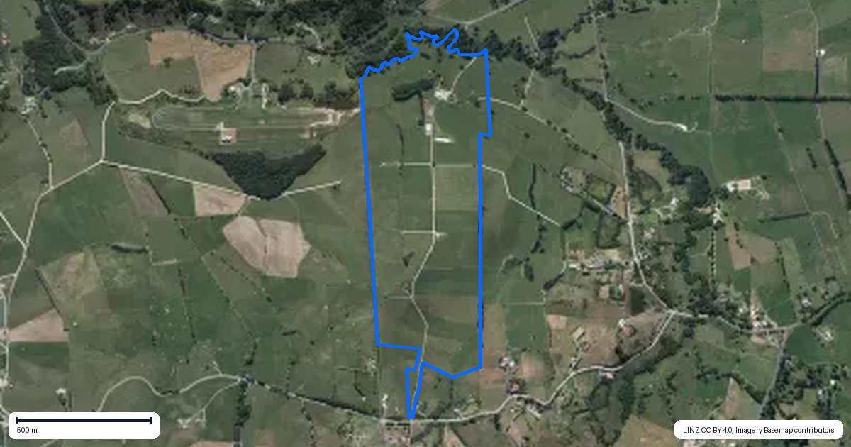 Property context map for 473 Kaipara Flats Road, Kaipara Flats, Warkworth