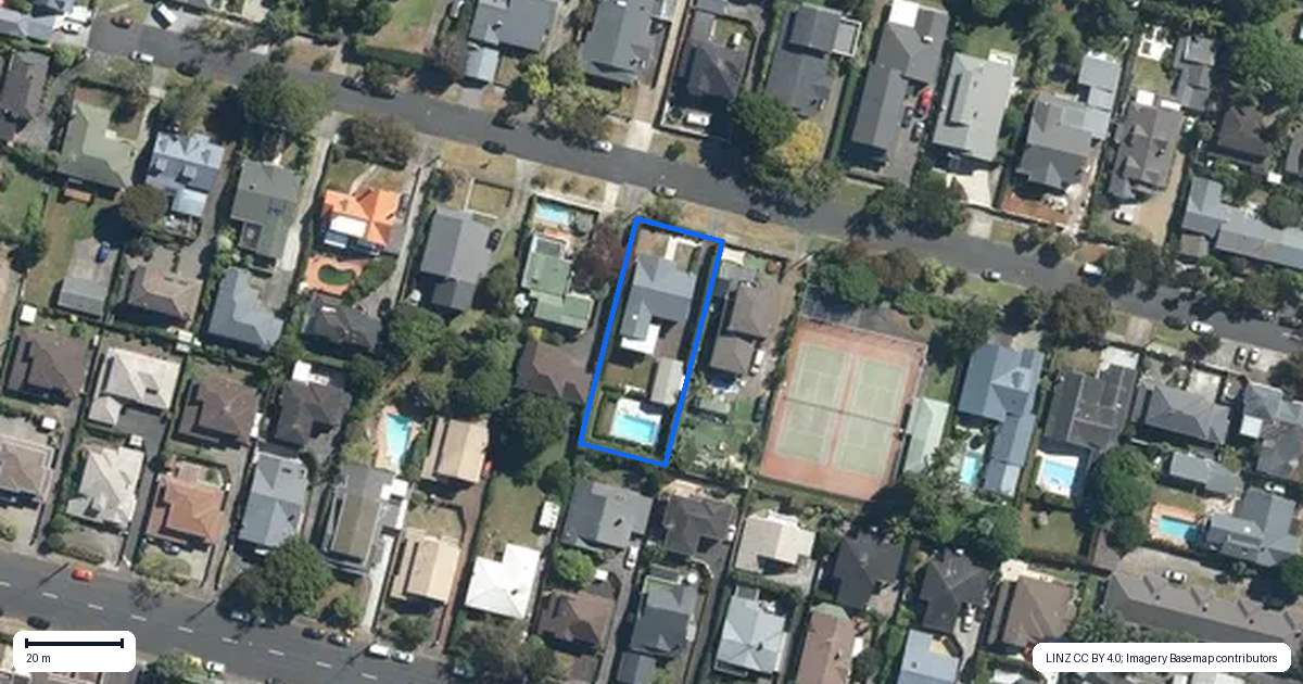 Property context map for 12 Fairholme Avenue, Epsom, Auckland