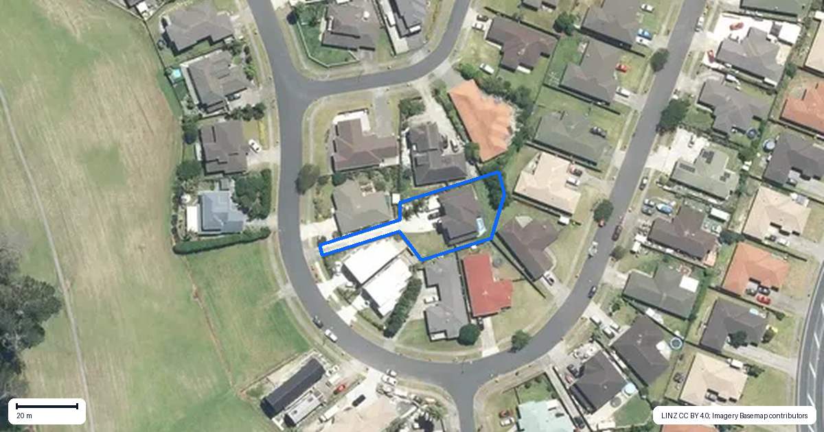 Property context map for 18 Nicholas Gibbons Drive, Clendon Park, Auckland