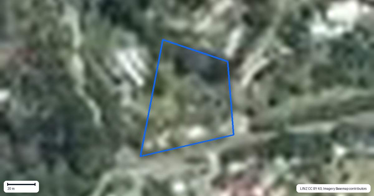 Property context map for 20A Hobbs Road, Matakatia, Whangaparaoa