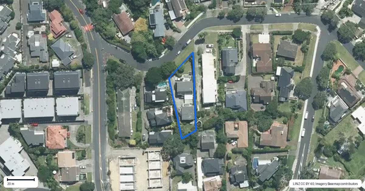 Property context map for 3A Whitby Crescent, Mairangi Bay, Auckland