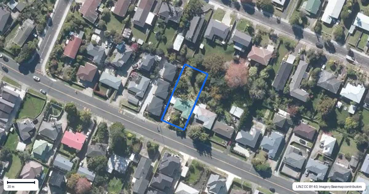 Property context map for 109 Union Road, Howick, Auckland