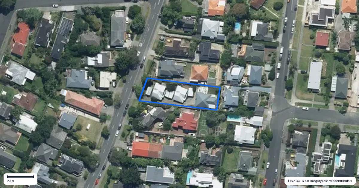 Property context map for 119B Portland Road, Remuera, Auckland