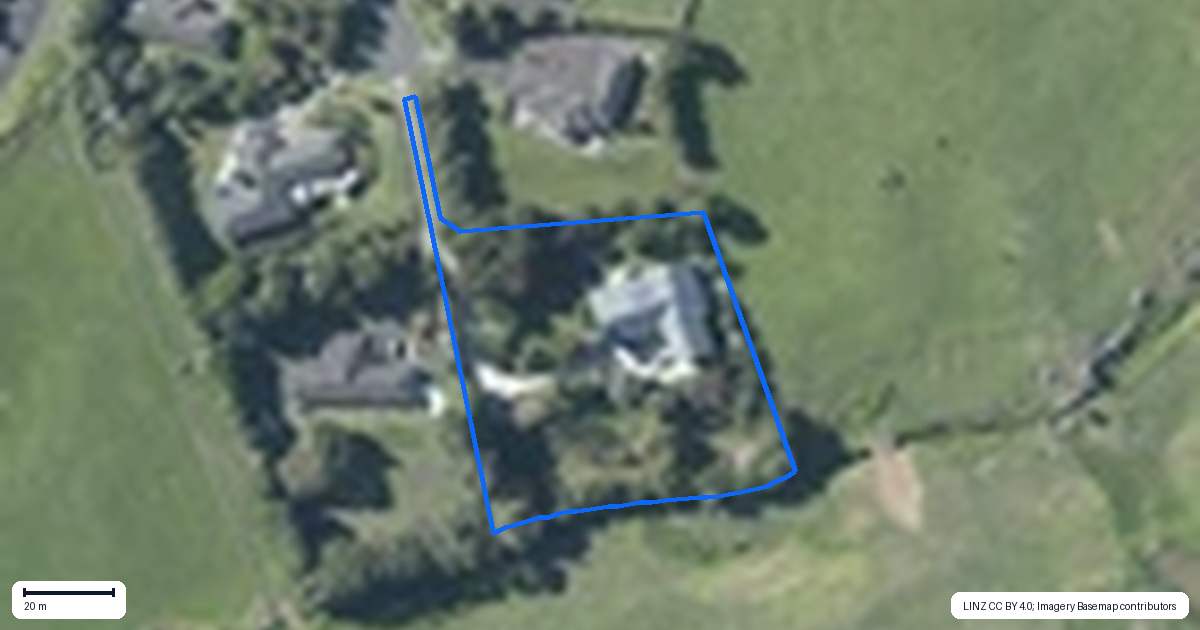 Property context map for 9 Gleaming Place, Waiuku